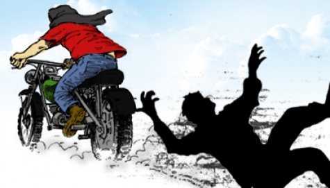 Ilustrasi Tabrak Lari Pengendara motor