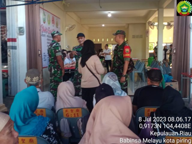 Babinsa Tanjungpinang Barat Koramil 01 Kota hadiri