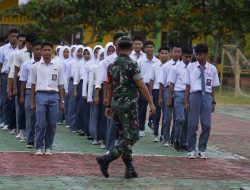 Danramil 01 Kota Berikan Pemahaman Kebangsaan Pada MPLS di SMUN 6