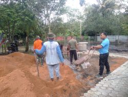 Perehapan Rumah Yayasan Al Ibris Memasuki Pemasangan Pavling Blok dan Pasir