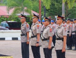 Dua Jabatan Kapolsek Berganti, AKBP Novianto Sampaikan Kepada Pejabat Baru Berikan Inovasi Pada Pelayanan Publik