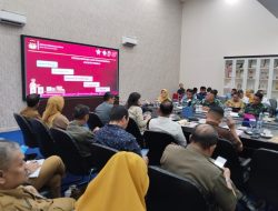 Serma M Dian Monitoring Rapat Forkompinda Terkait Pelaksanaan Pemilu