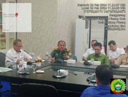 Jelang Ramadhan, Pasi Intel Kodim 0315 Tanjungpinang Ikuti Rakor Inflasi