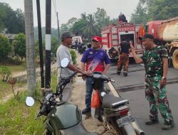 Lahan Kosong 10 Hektare Hangus Terbakar, Babinsa Hingga Warga Bantu Pemadaman