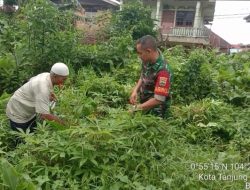 Serka M Aripin Berikan Edukasi Pemanfaatan Lahan Kosong