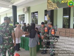 Kodim 0315 Tanjungpinang Gelar Bazar Murah Ramadhan