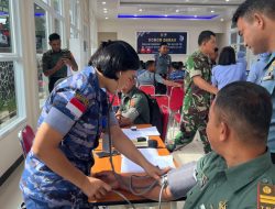 Peringati HUT TNI AU Ke 78, Lanud RHF Tanjungpinang Adakan Donor Darah