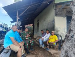 Babinsa Tanjung Unggat Berikan Himbauan Bagi Pekerja Buruh