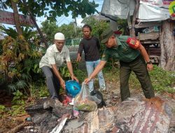 Serka M Aripin Himbau Warga Untuk Tidak Buang Sampah Sembarangan