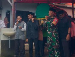 Sertu Supriyadi Melayat Ke Rumah Almarhum Ikhsan Rizky