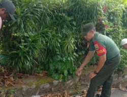 Serka M Aripin Lakukan Komsos Dan Gotong Royong