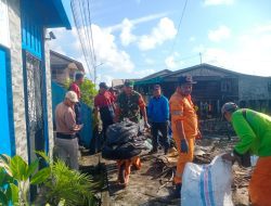 Bersama Warga Binaan, Sertu Nurdin Kama Lakukan Gotong Royong