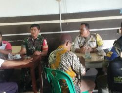 Pertemuan Babinsa Bukit Cermin, Dan Bhabinkamtibmas Serta Kasi Pemerintahan