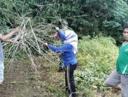 Serda Sukiman Melakukan Gotong Royong Bersama Warga Binaan