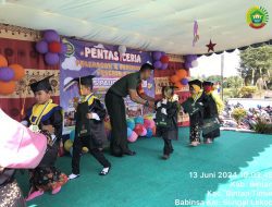 Babinsa Sungai Lekop 02 Bintim Hadiri Wisuda PUAD Sri Melati