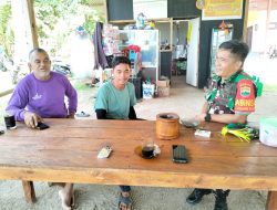 Bersama Tokoh Pemuda, Babinsa Malang Rapat Membahas Keamanan Lingkungan