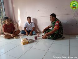 Babinsa Desa Numbing 02 Himbau Jaga Kesehatan