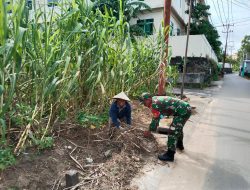 Praka Darma Koramil 02 Bintim Bersama Pemuda Dan Karang Taruna Gotong Royong