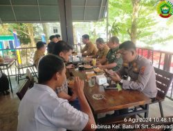 Danramil 01 Kota Hadiri Rakor PPK Kecamatan