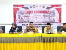 Danramil 02 Bintim Ikuti Rakor Persiapan Pilkada Serentak