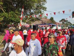 Babinsa Gunung Lengkuas Koramil 02 Bintim Hadiri Jalan Santai