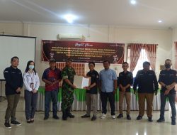 Personil Koramil 02 Bintim Ikuti Pleno Terbuka DPSHP Tingkat Kecamatan Bintan Timur