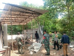 Babinsa Sei Jang Bersama Pihak Terkait Himbau Aktivitas Penimbunan Hutan Mangrove