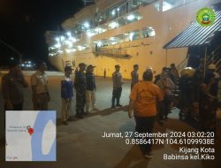 Serda Juju Koramil 02 Bintim Monitoring Keberangkatan KM Tidar