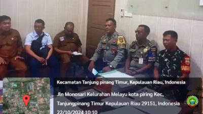 Babinsa Melayu Kota Piring Hadiri Mediasi Bersama Kelurahan